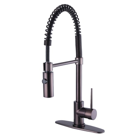 LS8775NYL New York Single-Handle Pre-Rinse Kitchen Faucet, Bronze